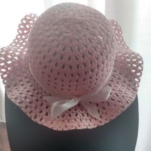 Girls pink hat